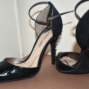 Black Classic Heels with Spike heel (SEXY BLACK)